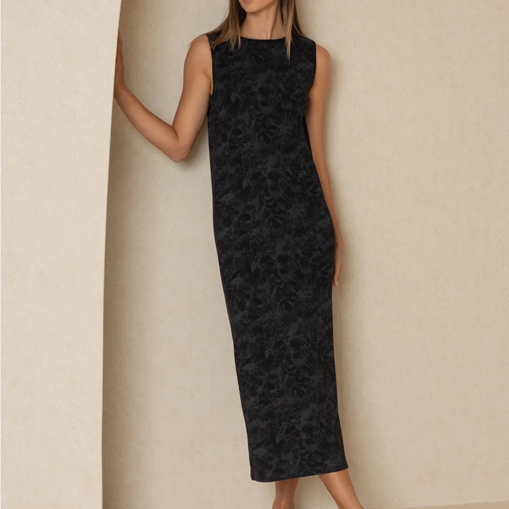 Dress blank womens black tie dye basic jumper